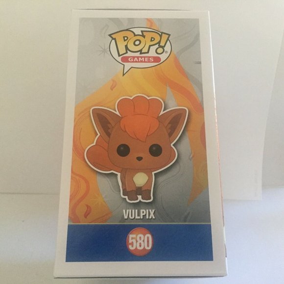 NEW 2020 SDCC Shared Exclusive Pokemon Vulpix Flocked Funko Pop Figure #580 - Picture 4 of 8